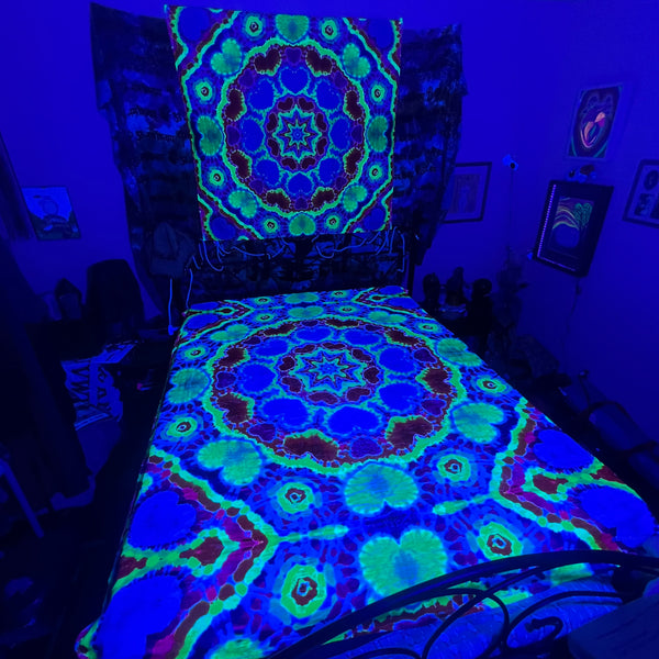 UV Reactive Heartdala Blanket #1 GOING OUT OF BUSINESS SALE