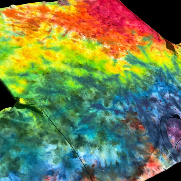 5XL "Rainbow Scrunch" Tiedye Shirt