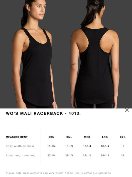 Large WO’s Tiedye Racerback Tank