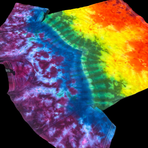 XL “Rainbow Waves” Tiedye Shirt