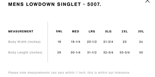 Large Men's Sideways Heartdala Tank