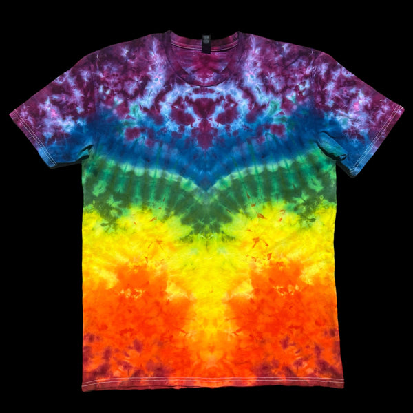 XL “Rainbow Waves” Tiedye Shirt