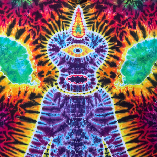 5XL "One Eyed One Horned Flying Purple People Eater" Tiedye Shirt