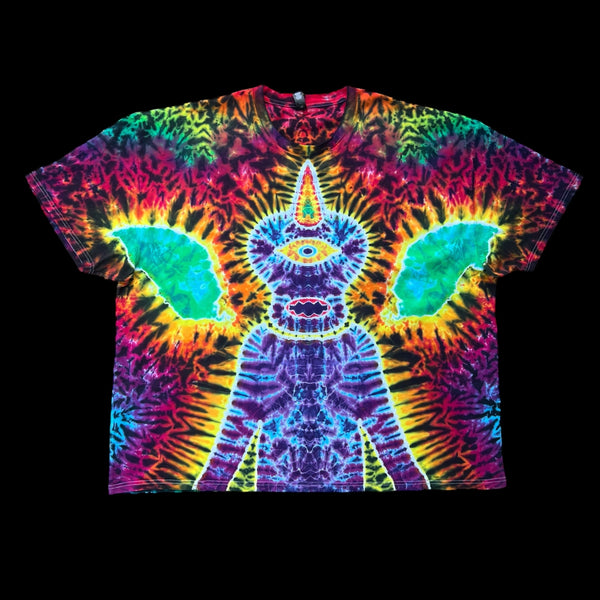 5XL "One Eyed One Horned Flying Purple People Eater" Tiedye Shirt
