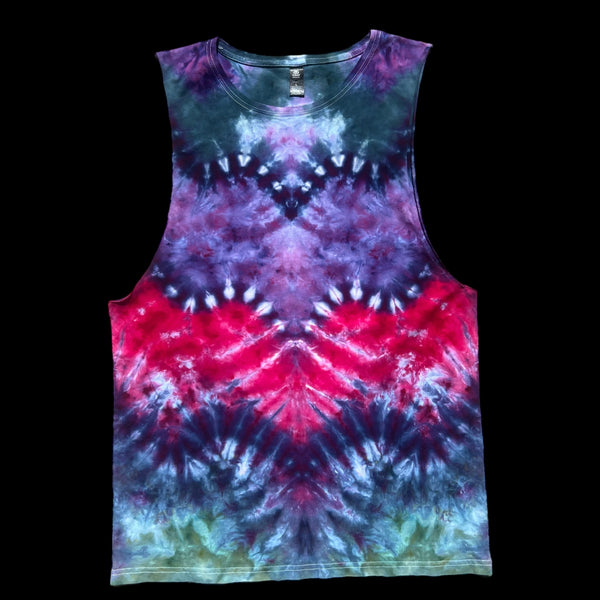 Large Men's Sleeveless Tiedye Shirt