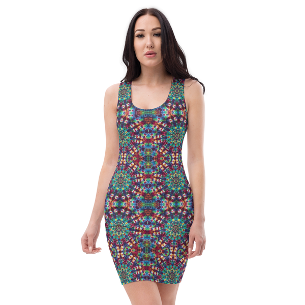 Tiedye Print Dress