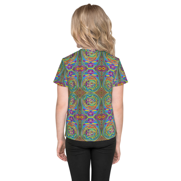 Kids Crew Neck Tiedye Print t-shirt