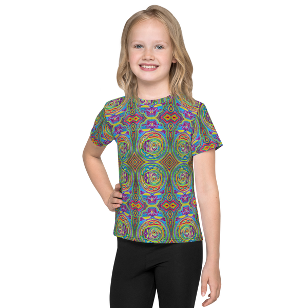 Kids Crew Neck Tiedye Print t-shirt