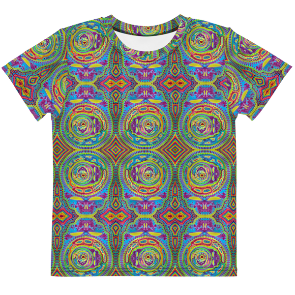 Kids Crew Neck Tiedye Print t-shirt
