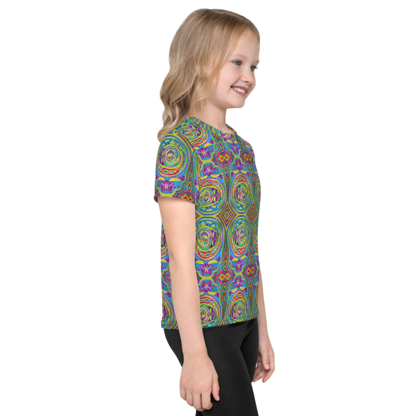 Kids Crew Neck Tiedye Print t-shirt