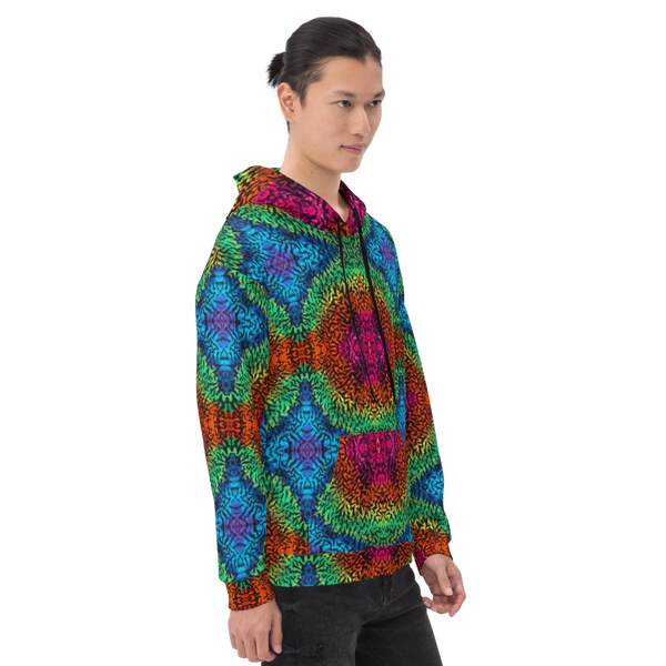 Unisex Tiedye Print Hoodie