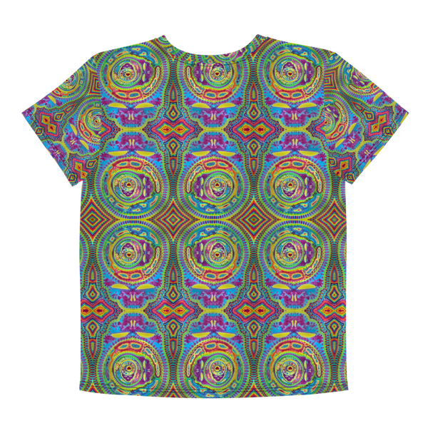 Youth Crew Neck Tiedye Print t-shirt