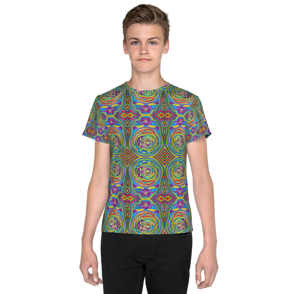 Youth Crew Neck Tiedye Print t-shirt