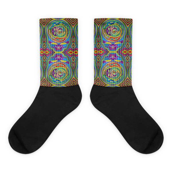 Tiedye Spinception Socks