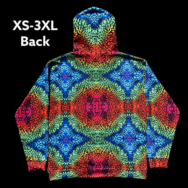 Unisex Tiedye Print Hoodie