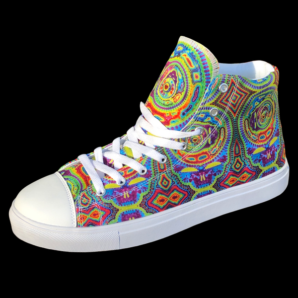 Women’s High-Top Tiedye Spinception Shoes