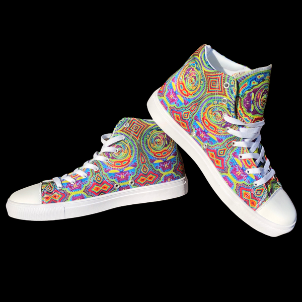 Men’s High-Top Tiedye Spinception Shoes
