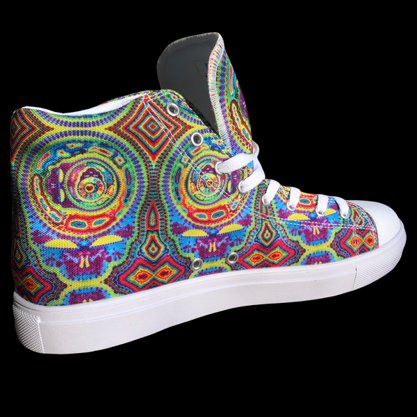 Men’s High-Top Tiedye Spinception Shoes