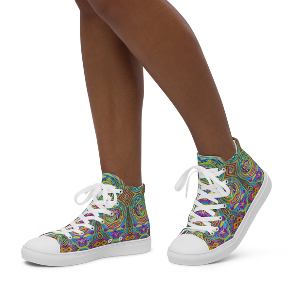 Women’s High-Top Tiedye Spinception Shoes